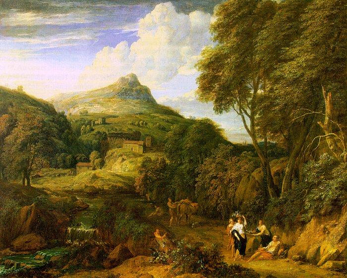 Corneille Huysmans Mountainous Landscape china oil painting image